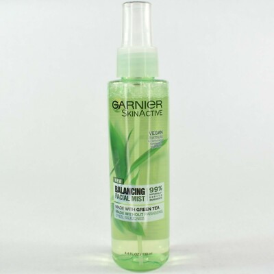 Garnier Skin Active Balancing Facial Mist Green Tea Vegan 4.4 fl. oz. New