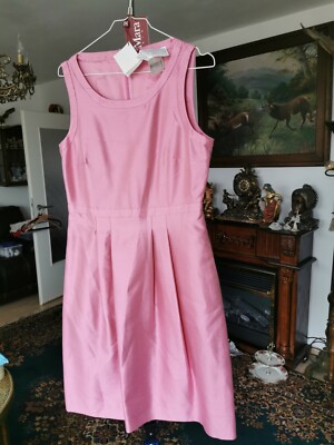Damen Kleid 38 Max Mara Studio Seide Baumwolle neu