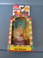 1998 In Style Trollkins "Miss Trollkins" Troll Doll With Turquoise Hair.