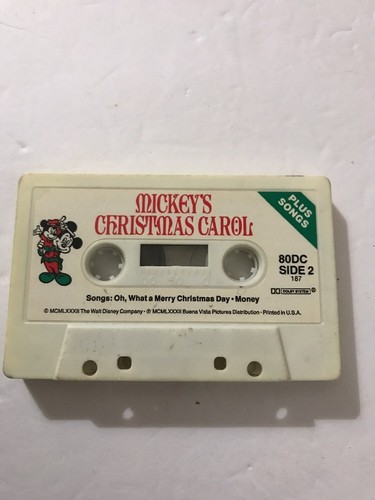 Miskey’s Christmas Carol/ The Night Before Christmas Cassette Ships N 24hrs - Picture 2 of 2