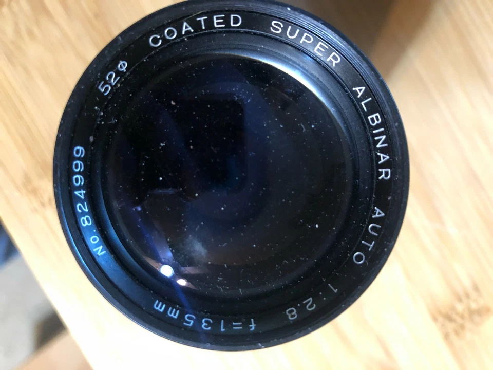 Coated Super Albinar Auto1: 2.8 f=135mm No 824999 52Ø Camera Lens with Case - Image 2 of 4