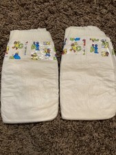 Lot Of 2 Vintage Drypers Size Medium Diapers Film Props