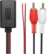 Car Universal Wireless Bluetooth Cable Adapter 2 RCA Aux Audio Radio Connector