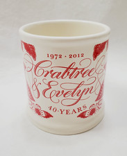 CRABTREE & EVELYN MUG Limited Edition 40th ANNIVERSARY Annual Mug 1972 - 2012