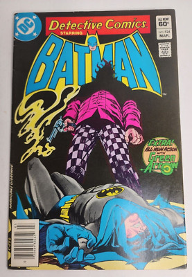 Newstand Detective Comics 524 1st full Killer Croc Batman (DC) 1983