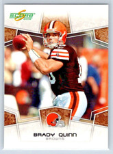2008 Score Football - Brady Quinn - Cleveland Browns - Base - #68