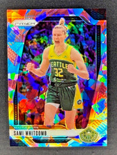 SAMI WHITCOMB, 2024 Panini Prizm WNBA CRACKED ICE PRIZM *Miscut on Back*