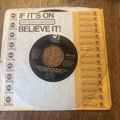 Jim Croce - Bad, Bad Leroy Brown - ABC Records - ABC-11359 - 7'' 1051965648