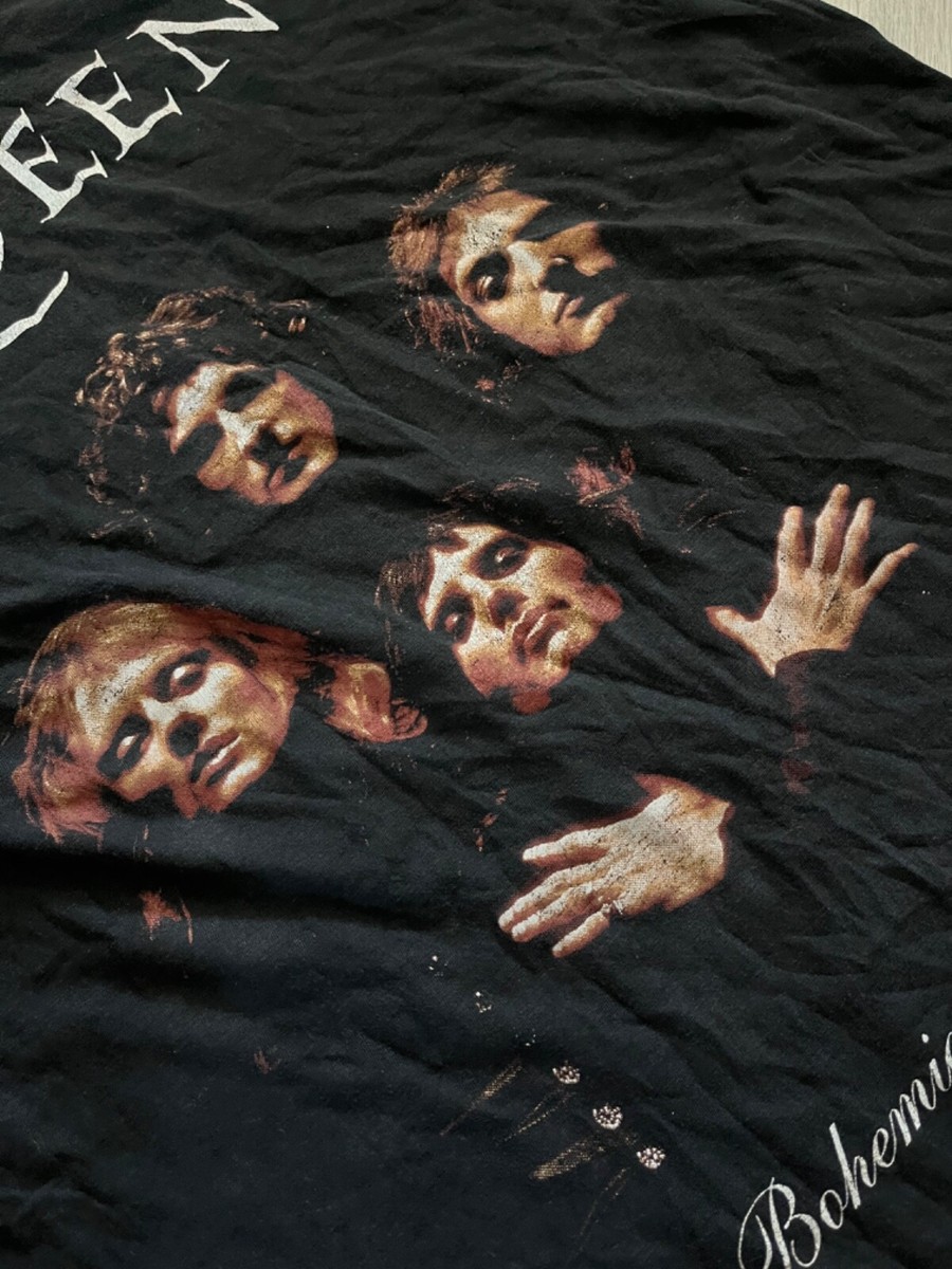 Vintage Queen 'Bohemian Rhapsody' Band Tee Late 90s distressed | eBay