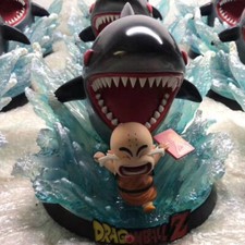 Dragon Ball Child Kuririn Statue Shark Resin Figure Painted In Stock Anime GK