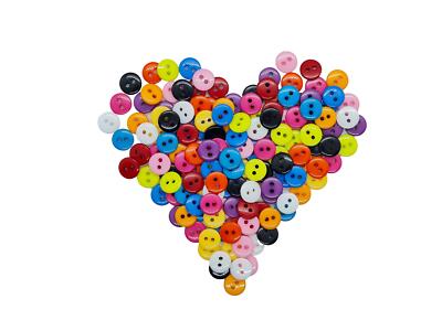 Knöpfe 9 mm 2 Loch Kunsstoffknöpfe Nähen Basteln  Kinderknöpfe Scrapbooking