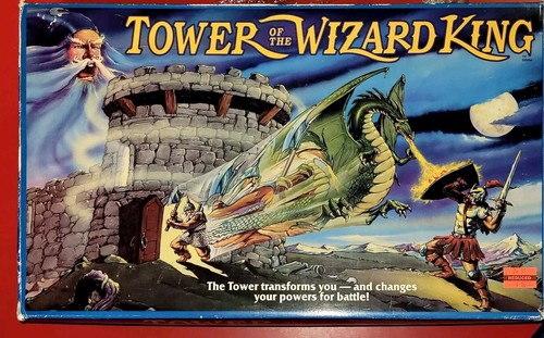 Tower of the Wizard King Board Game, Please Read Description (5 Pieces Missing)