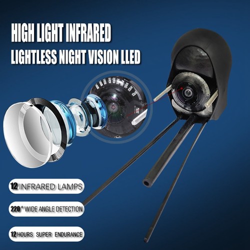50M Fischfinder Unterwasser Angeln Kamera 4.3" HD Infrarot Nachtsicht`` - Bild 6 von 24