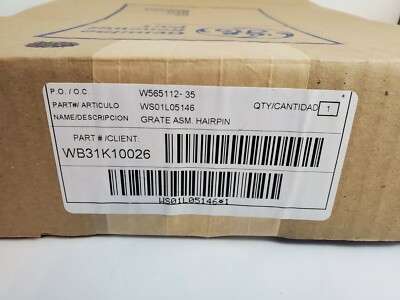 Griglia Bruciatore Originale GE WB31K10026 Per Cucina - Ricambio Nero Con Garanzia - 6