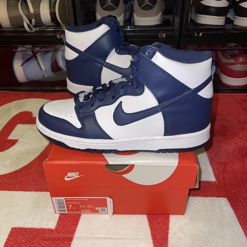 Nike Dunk High GS Midnight Navy DB2179 104 Size 7Y Unreleased Georgetown |  eBay