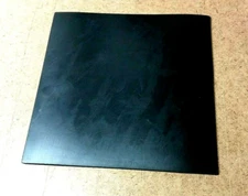 Neoprene Sheet Rubber  Solid Flexible  1/8" Thick x 6" x 6" Square 60 Duro Black