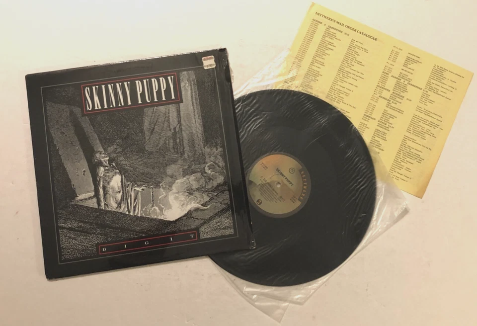 Skinny Puppy Dig It NT123002 Stereo Nettwerk 12" Single Canada Vintage 1986 NM - Image 3 of 4