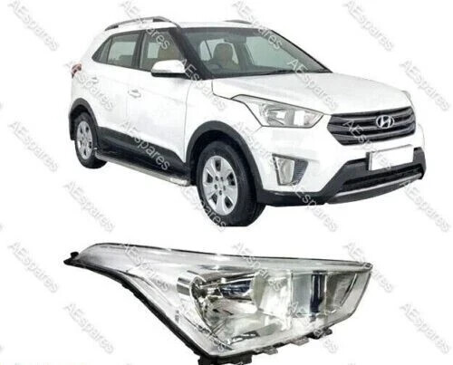Right Side Headlight Headlamp Unit Fits For Hyundai Creta 2015 To 2018 - Picture 2 of 4