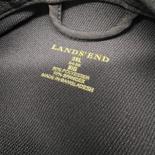 Lands End 1/4 Zip Pullover Mens 3XL Big Activewear Outdoor Casual Jacket - Picture 4 of 8