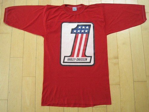 DEADSTOCK!! 70s vtg HARLEY DAVIDSON #1 