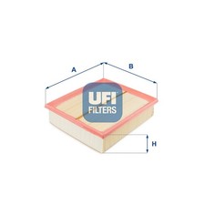 UFI Luftfilter 30.192.00 Filtereinsatz für VW AUDI SKODA 3B3 3B6 3B2 PASSAT 3B5