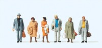 Preiser 14027 H0 Reisende 6 Figuren Neu Ovp+