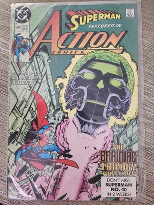 Dc Comics Superman Featured In Action Comics 649 January 1990