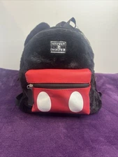 Bioworld x Disney Mickey Mouse Faux Fur Mini Backpack
