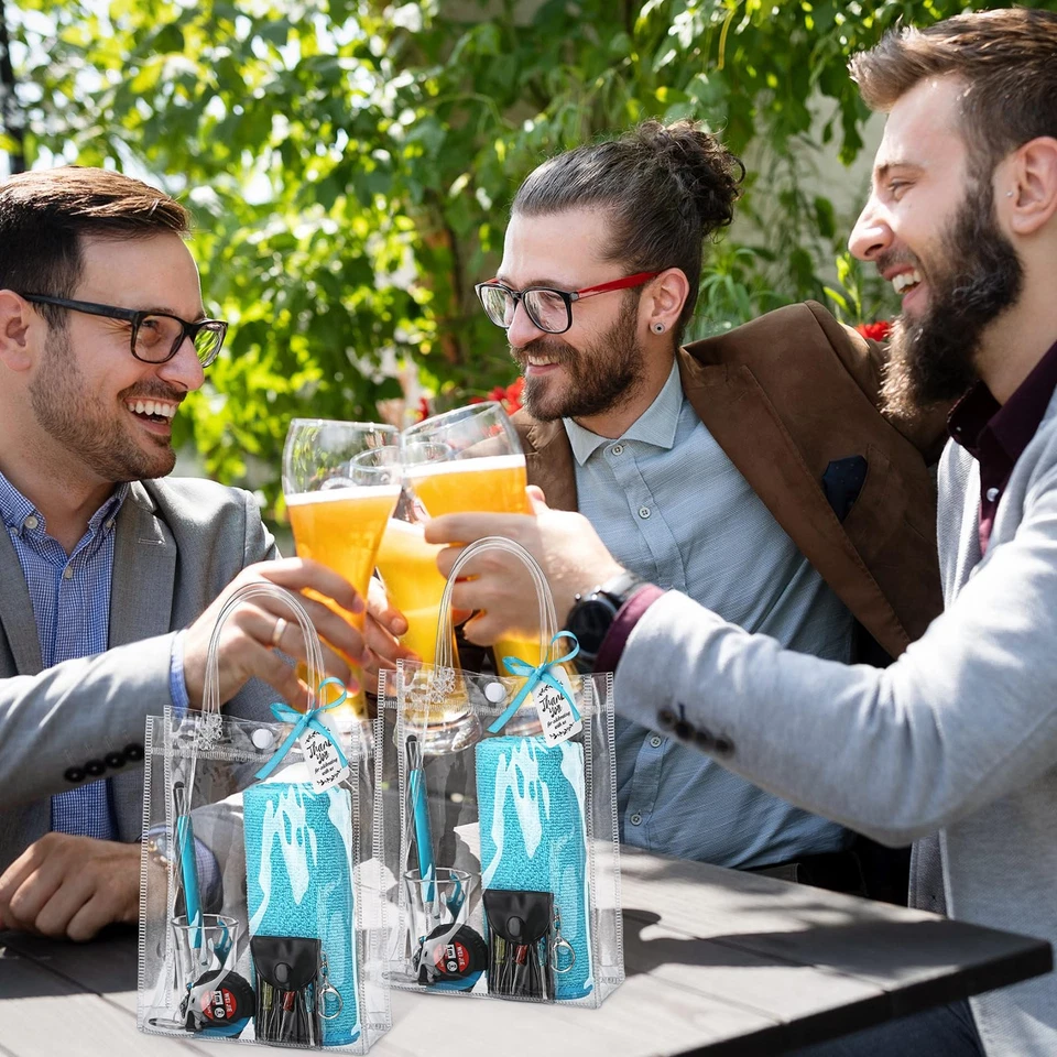 Juego de 6 piezas de premio para baby shower Leinuosen abridor de biberones destornillador cinta llavero... Foto 3 de 4