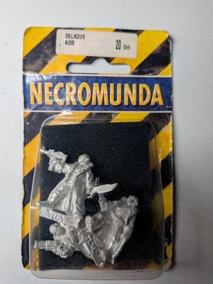 Necromunda Delaque Juves / Kids Gang Blister 1996 Classic Sealed OVP Metall OOP