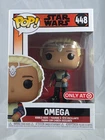 Funko Pop STAR WARS BAD BATCH Omega #448 +Protector NEW VAULTED Target Exclusive