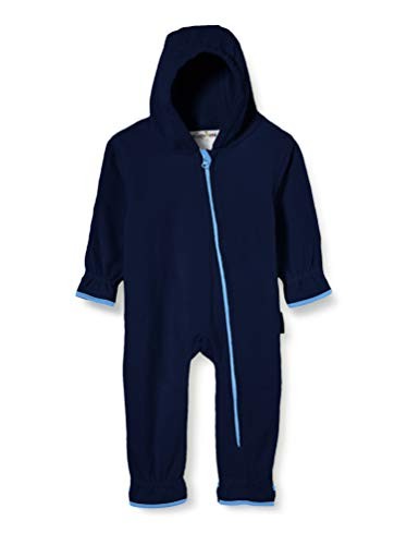 Playshoes Fleece-Overall Unisex Kinder Jumpsuit Marine GrößE-image