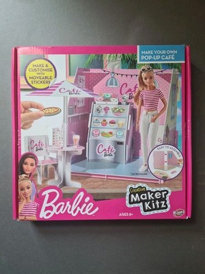Barbie Creative Maker Kitz Make Your Own Pop-Up-Cafe Neu