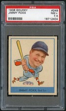 1938 Goudey #249 Jimmie Foxx PSA 7.5 NM 18712404 