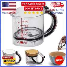 4-in-1 Adjustable Measuring Cup Measurement Versatility, 1/4 1/3 1/2 and 1