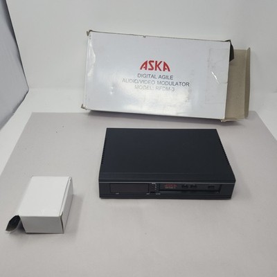 Aska RFDM-3 Digital UHF Modulator Triple Input w/ ANT Input