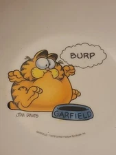 Vintage 1981 Garfield Bowl Plastic 6"