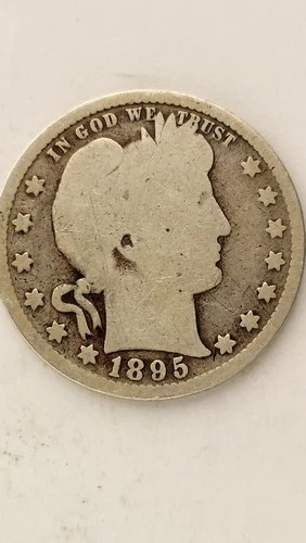 1895-P United States Barber Head Quarter (#3)