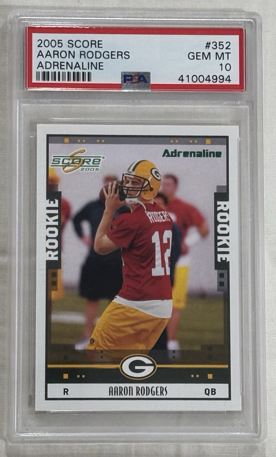 Aaron Rodgers Score #352 Adrenaline