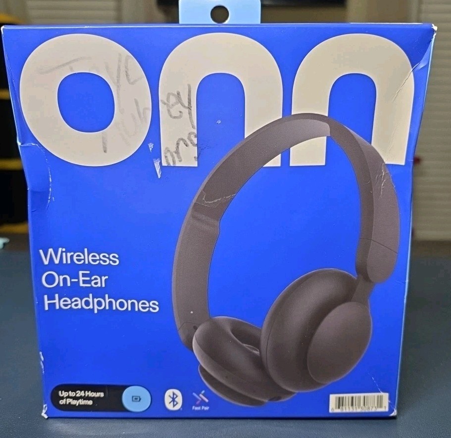 Onn Headphones In Ear Wireless Noise Cancelling Headphones