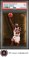 1995 Skybox Premium #L1 Michael Jordan Larger Than Life PSA 7