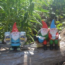 _Resin Beer Dwarf Sculpture Garden Decor Garden Gnome Statue Decor For Garden
