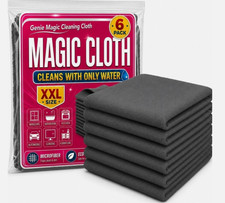 6 Pack Microfiber Cleaning Cloths Reusable Multi Purpose Kitchen Car Home Cloths