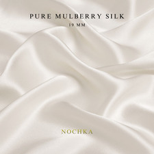 Raw 100 Pure Mulberry Silk Fabric by the Yard 44" width 19 mm 6A Grade