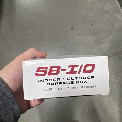 SURFACE MOUNT BACK-BOX SB-I/O