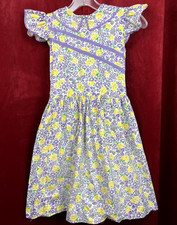 Vintage Late 20s 1930s Floral cotton 30s Dress Girl Play