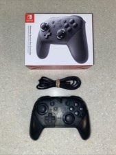 OEM Nintendo Switch Pro Controller Wireless - Black - HACAFSSKA - Box and USB-C