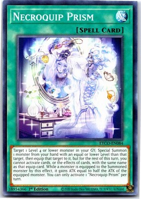 NECROQUIP PRISM ETCO-EN084 COMMON / SHORT PRINT YU-GI-OH MP