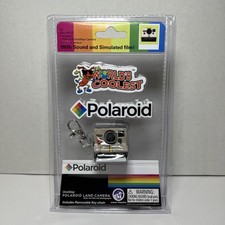 Worlds Coolest Smallest POLAROID LAND CAMERA Toy Miniature OneStep Keychain New