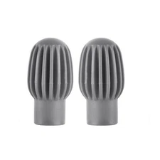 2Pcs Soft Silicone Drum Stick Sleeve Caps Drumstick Protective Mute Cover fg